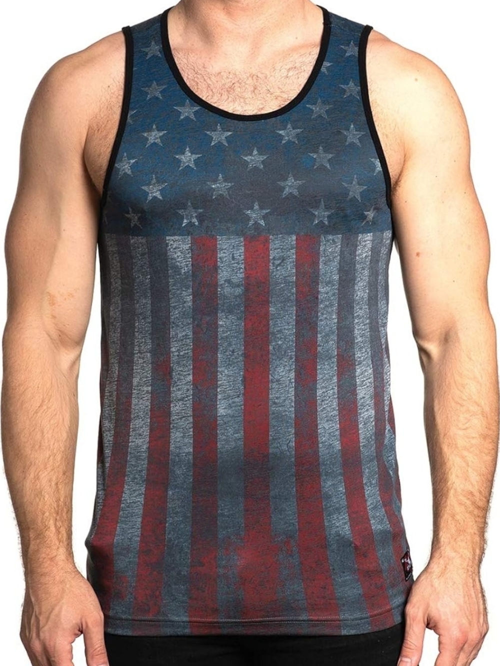 Affliction  Men's Flag-Print Tank Top Sz.XXL